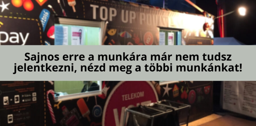 Dolgozz a legnagyobb fesztiválokon 2020-ban is!
