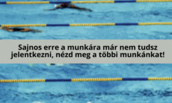 Büfé pultosokat keresünk úszó mérkőzések idejére!